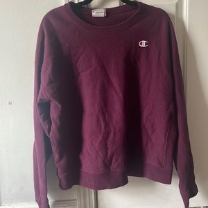 Purple champion crew neck